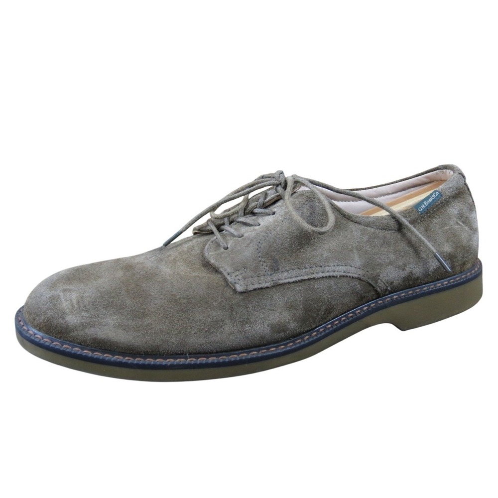 G.H. Bass & Co. Pasadena Men's 13 Brown Suede Oxford Shoes Casual Comfort